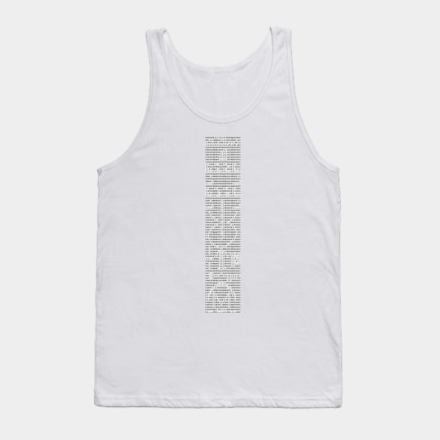 The Arecibo Message 0010 - Terminal Tank Top by rupertrussell